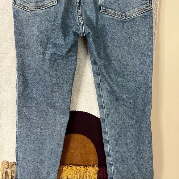 FREE PEOPLE RAW HIGH RISE JEGGING BLUE SIZE 27 - Picture 7 of 9